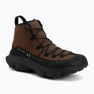 Взуття трекінгове чоловіче Under Armour Charged Expanse Mid LTHR WP Incense Brown/Black/Khaki Base