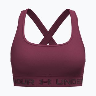 Бюстгальтер для тренувань Under Armour Crossback Mid claret/ox blood