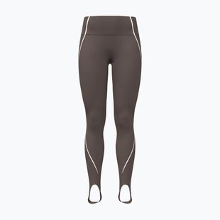 Легінси для тренувань жіночі Under Armour Meridian Contour Stirrup Leggings peppercorn/white/peppercorn