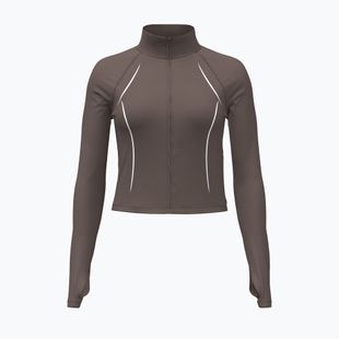Кофта тренувальна жіноча Under Armour Meridian Contour Full Zip peppercorn/white/peppercorn