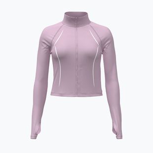 Кофта тренувальна жіноча Under Armour Meridian Contour Full Zip mauve pink/white/mauve pink