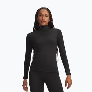 Лонгслів для тренувань жіночий Under Armour ColdGear Mock LS ultimate black/white
