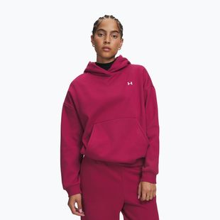 Кофта жіноча Under Armour Icon Fleece Hoodie claret/white