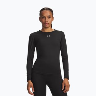 Лонгслів для тренувань жіночий Under Armour ColdGear Crew ultimate black/white