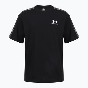 Футболка чоловіча Under Armour Icon HWT Tee Taped SS ultimate black/white