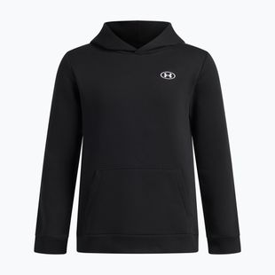 Кофта дитяча Under Armour B Rival Fleece Hoodie ultimate black/white