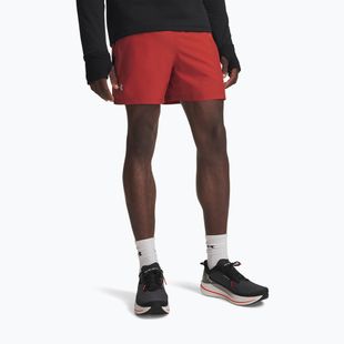 Шорти для бігу чоловічі Under Armour Launch 5" Shorts heritage red/black/reflective
