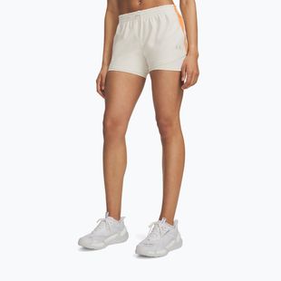 Шорти для бігу жіночі Under Armour Velociti Pro 4" 2N1 Shorts stone/reflective