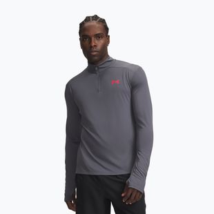 Кофта чоловіча Under Armour Tech Utility 1/4 Zip castlerock/racer red
