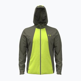 Куртка для тренувань чоловіча Under Armour Tech Utility Woven Jacket marine od green/green citrine/green citrine