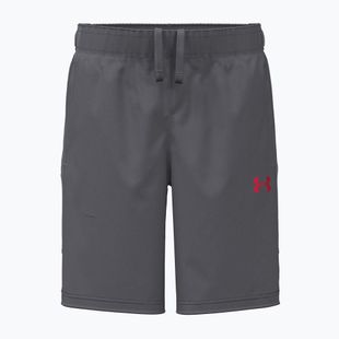 Шорти дитячі Under Armour Tech Utility Woven Shorts castlerock/mod gray/racer red