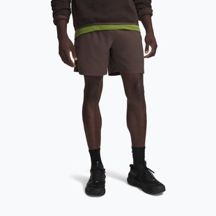 Шорти для тренувань чоловічі Under Armour Vanish Woven 2.0 Shorts peppercorn/white
