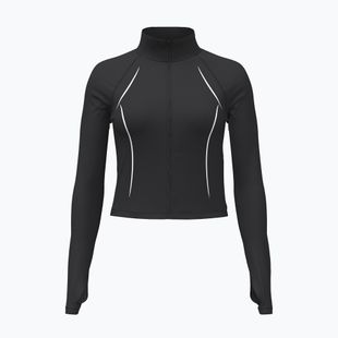 Кофта тренувальна жіноча Under Armour Meridian Contour Full Zip ultimate black/white/ultimate black