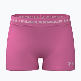 Шорти для тренувань жіночі Under Armour HeatGear Shorty pink frenzy/prime pink
