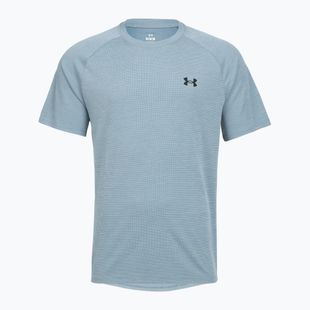 Футболка для тренувань чоловіча Under Armour Tech Textured blue wind/black