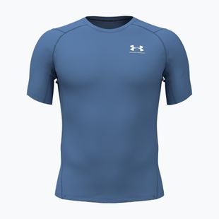Футболка для тренувань чоловіча Under Armour HG Armour Comp aegean blue/white