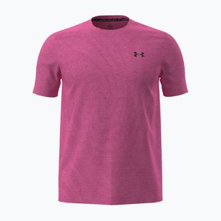 Футболка для тренувань чоловіча Under Armour Vanish Seamless Novelty SS pink frenzy/ultimate black