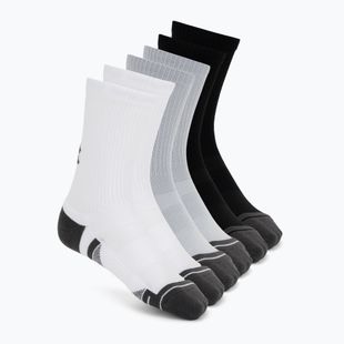 Шкарпетки Under Armour Perf Tech Crew 6 pack mod gray/mod gray/jet gray
