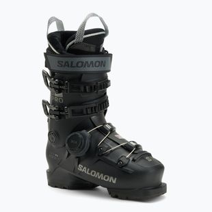 Черевики гірськолижні жіночі Salomon S/Pro Supra Boa 85 W black/black/light bronze met