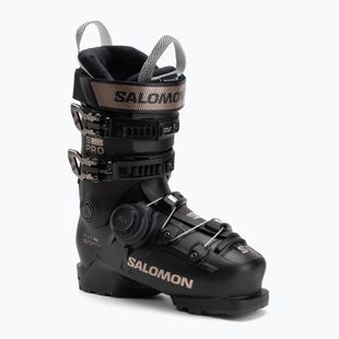 Черевики гірськолижні жіночі Salomon S/Pro Delta Boa 95 W GW black/black/pink gold metallic