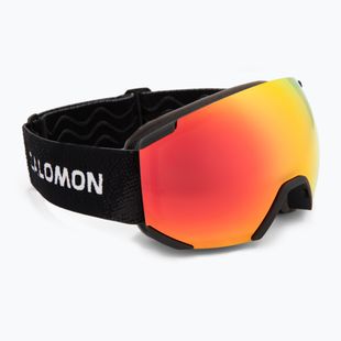 Окуляри гірськолижні дитячі Salomon Radium black/mi mid red