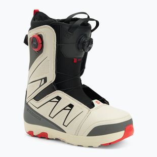 Черевики для сноуборду чоловічі Salomon Launch Boa SJ Boa almondmilk/castlerock/black