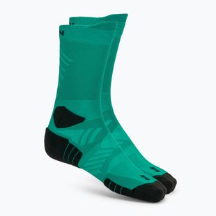 Шкарпетки Salomon Aero Crew dynasty green/waterfall