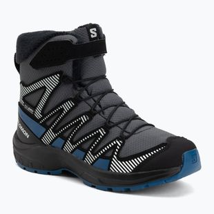 Черевики туристичні дитячі Salomon XA Pro V8 Winter Waterproof turbulence / black / dark blue