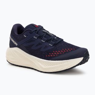 Кросівки для бігу чоловічі Salomon Aero Glide 3 Gravel astral aura/vanilla ice/haute red