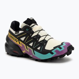 Кросівки для бігу жіночі Salomon Speedcross 6 GTX transparent yellow/black/waterfall