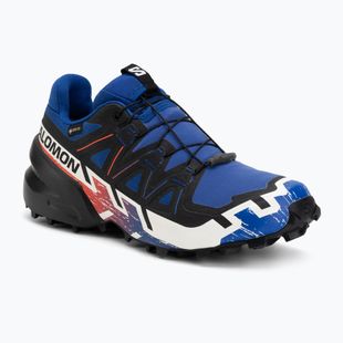 Кросівки для бігу Salomon Speedcross 6 GTX surf the web/fiery red/white