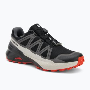 Кросівки для бігу чоловічі Salomon Speedcross Peak GTX black/castlerock/cherry tomato