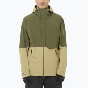 Куртка софтшел чоловіча Salomon Outherpath Pro 2.5 l gray green/grape leaf