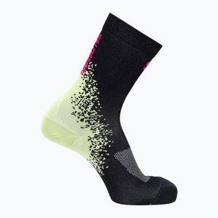 Шкарпетки Salomon Gravel Crew pink glo/butterfly