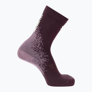 Шкарпетки Salomon Gravel Crew butterfly/dusky orchid/huckleberry