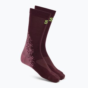 Шкарпетки Salomon Gravel Crew butterfly/dusky orchid/huckleberry