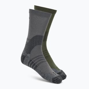 Шкарпетки Salomon X Ultra Access Crew 2 pairs excalibur/olive night