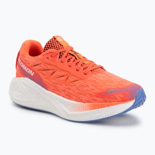 Кросівки для бігу чоловічі Salomon Aero Glide 4 neon flame/white/persia