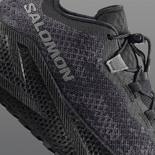 Кросівки для бігу жіночі Salomon Aero Glide 4 GRVL black/asphalt/black