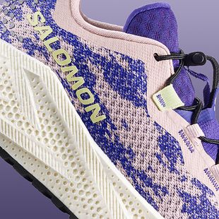 Кросівки для бігу жіночі Salomon Aero Glide 4 GRVL shadow gray/deep blue/butterfly