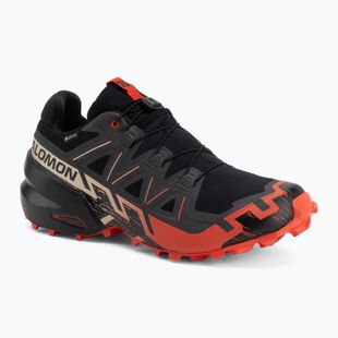 Кросівки для бігу чоловічі Salomon Speedcross 6 GTX black/fiery red