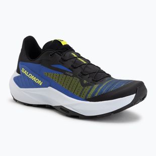 Кросівки для бігу чоловічі Salomon Genesis black/acid lime/bluing