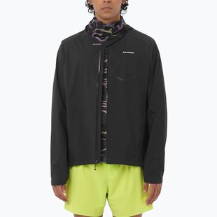 Куртка для бігу чоловіча Salomon Bonatti Waterproof dee black