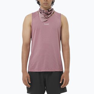 Футболка для бігу чоловіча Salomon Shakeout Core Tank dusky orchid