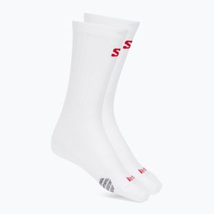 Шкарпетки Salomon S/Lab Phantasm Crew 3 white/fiery red