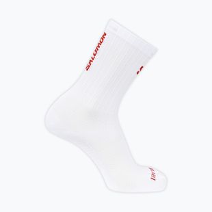 Шкарпетки Salomon S/Lab Phantasm Crew 3 white/fiery red