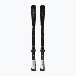 Лижі гірські + кріплення Salomon S/Max 24H + M10 GW black/white