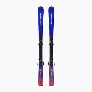 Лижі гірські дитячі + кріплення Salomon Equipe MT JR + M10 GW race blue/equipe red