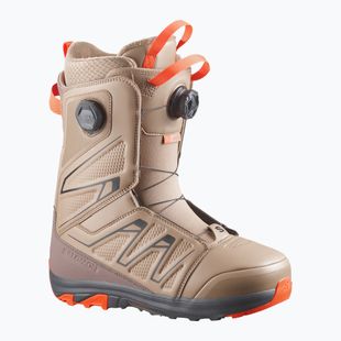 Черевики сноубордні чоловічі Salomon Launch Boa SJ Boa kelp/brown lentil/dragon fire
