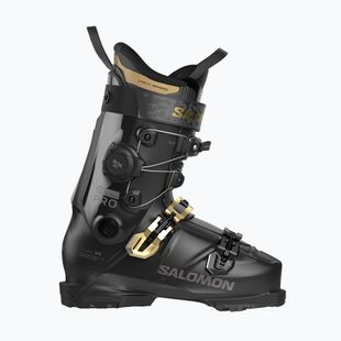 Черевики лижні жіночі Salomon S/Pro Alpha C Boa 95 W black/gold met./dark grey met